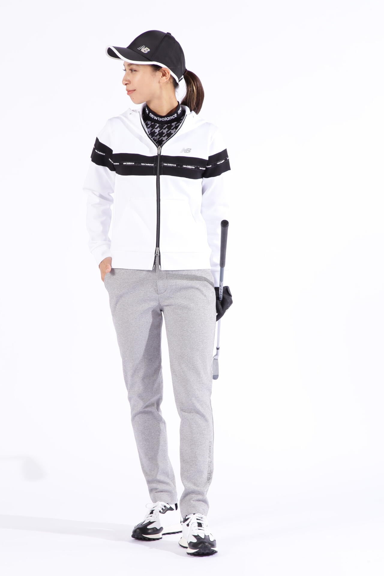 裏メッシュ スウェット スリム ロングパンツ (WOMENS SPORT)