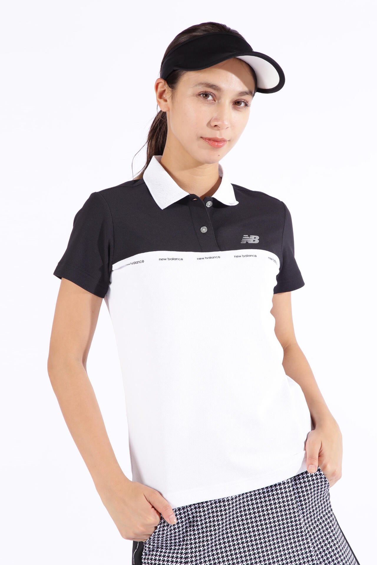 バイカラー ポップコーンピケ 半袖 ポロシャツ (WOMENS SPORT)