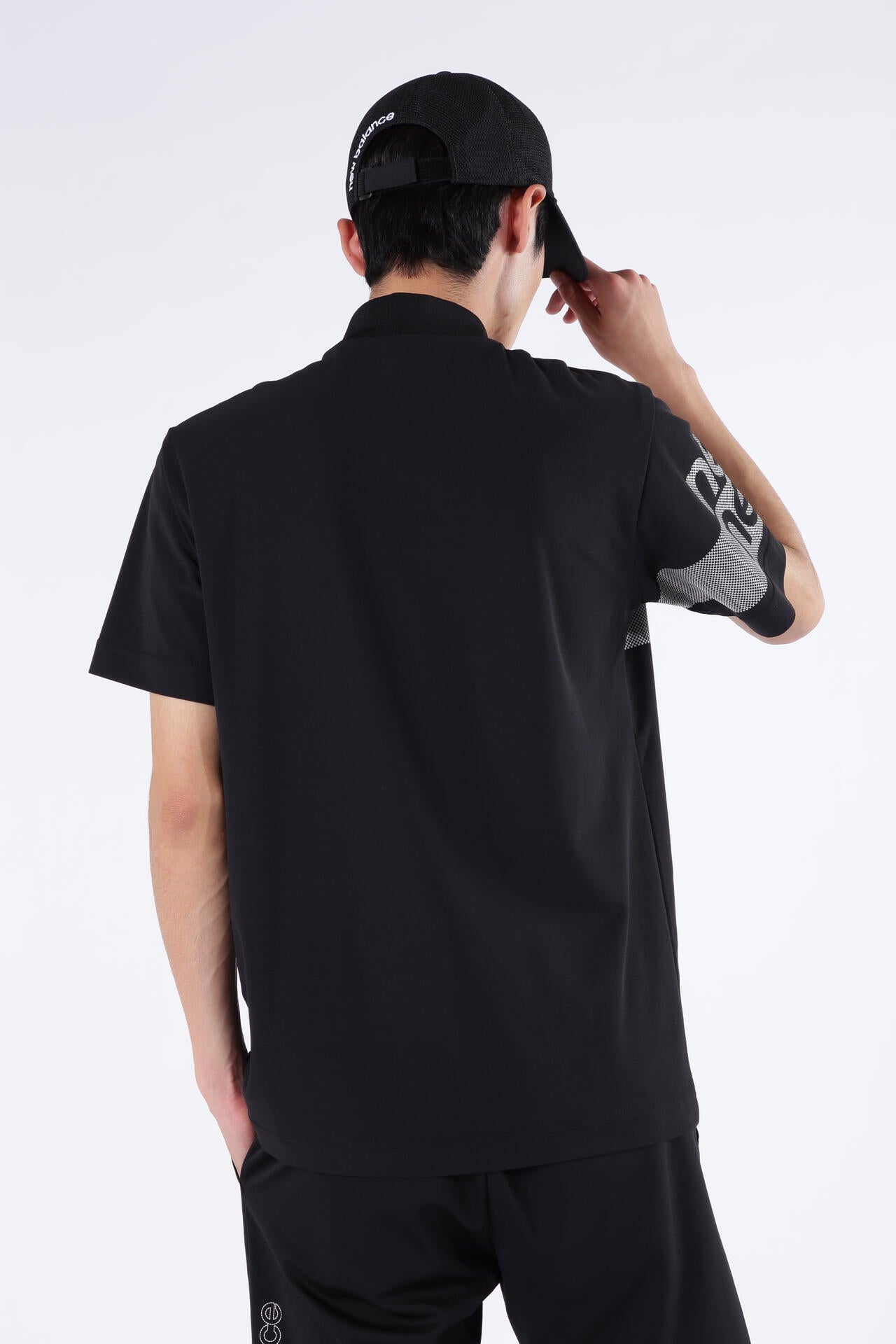 UPF50+ 接触冷感 半袖 モックネック プルオーバー (MENS SPORT)