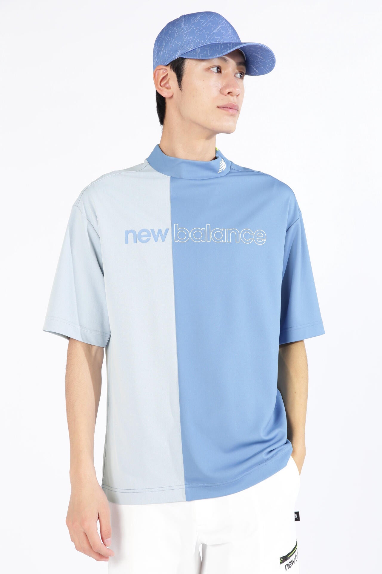 こかげMAX 半袖 モックネック プルオーバー (MENS SPORT)
