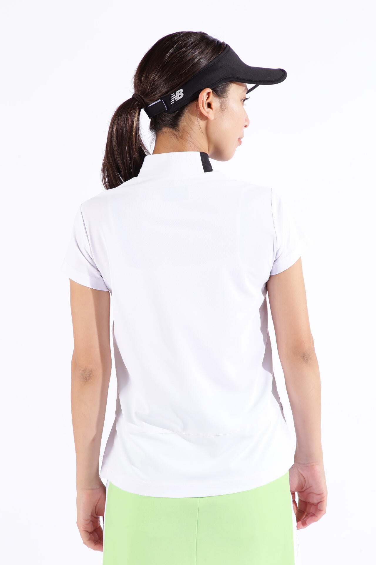 接触冷感 UPF50+ 半袖 モックネック プルオーバー (WOMENS SPORT)