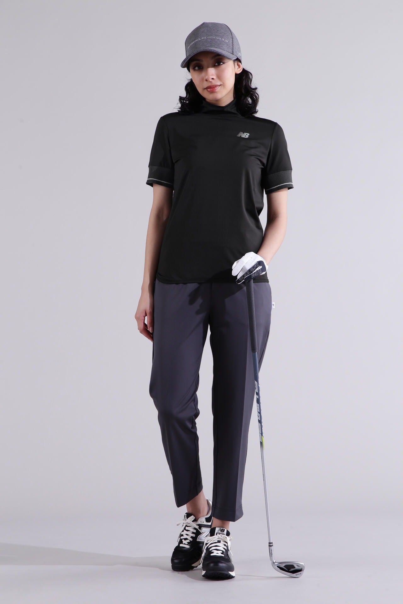 【直営店舗限定】ハーフスリーブ モックネック プルオーバー (WOMENS)