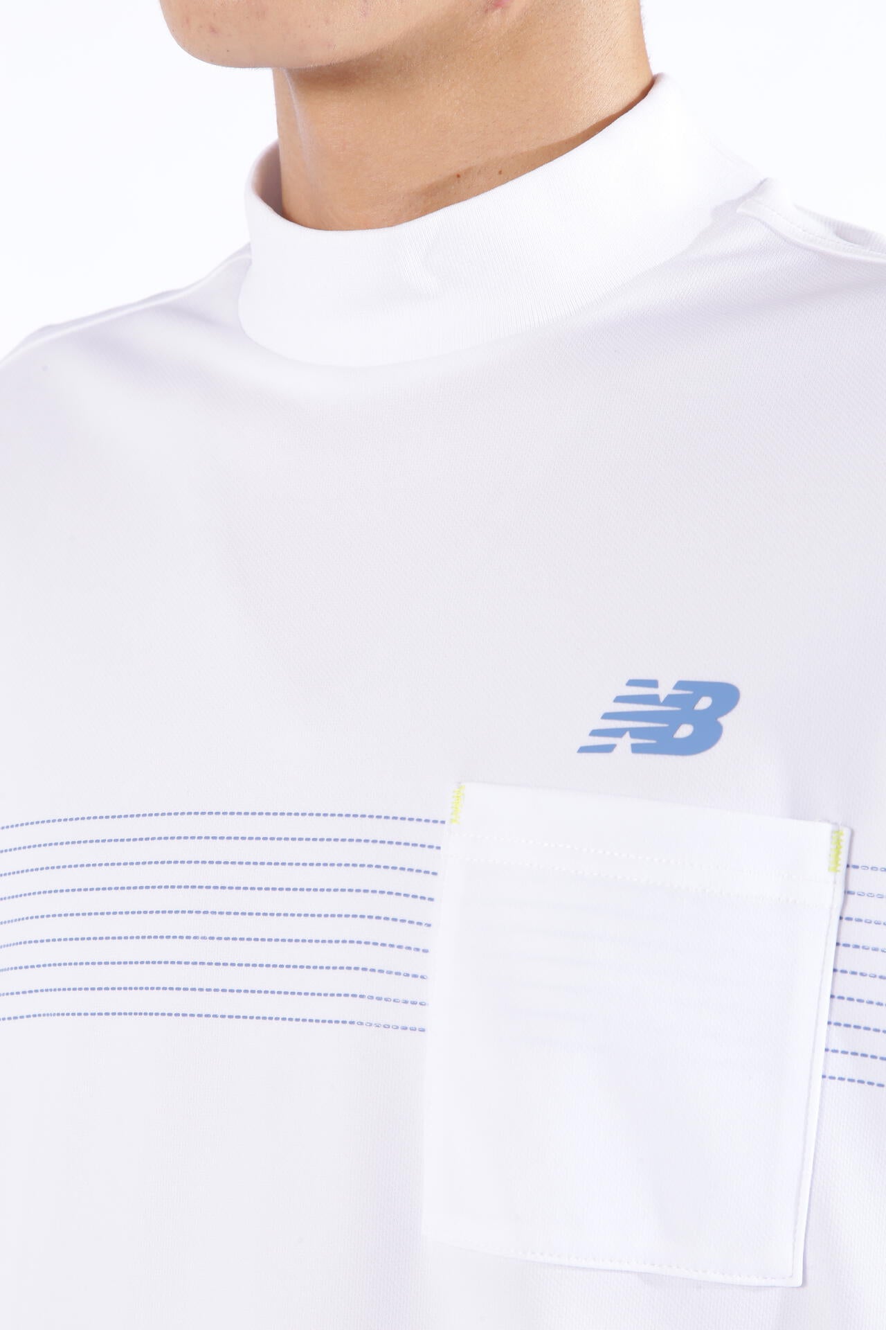 接触冷感 長袖 モックネック プルオーバー (MENS SPORT)