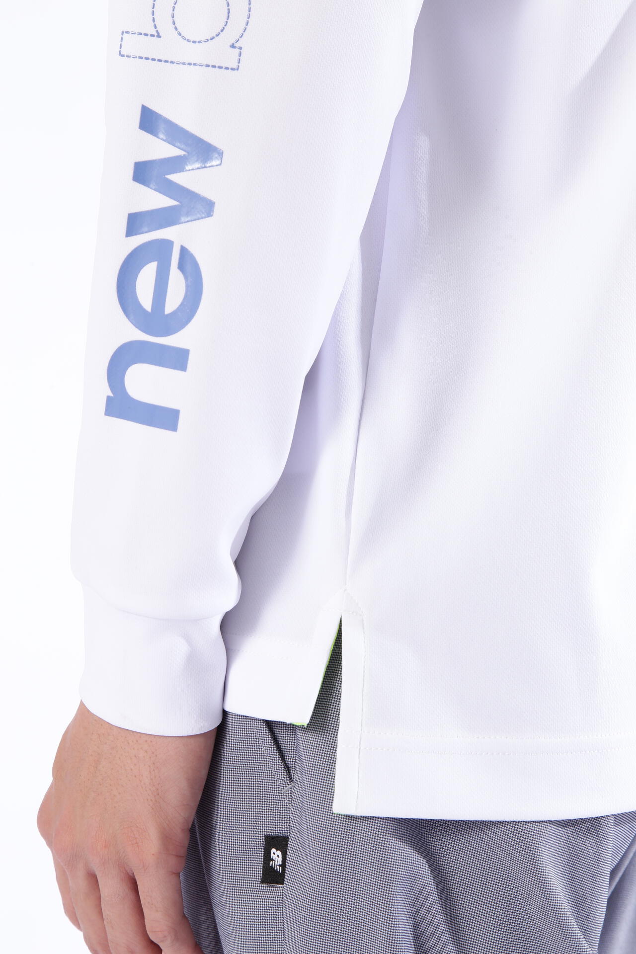 接触冷感 長袖 モックネック プルオーバー (MENS SPORT)