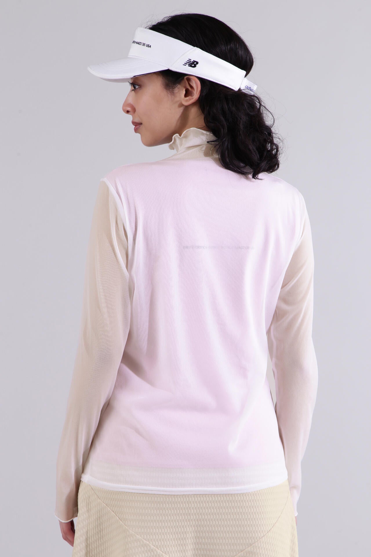 【直営店舗限定】長袖 シアーレイヤードプルオーバー (WOMENS)