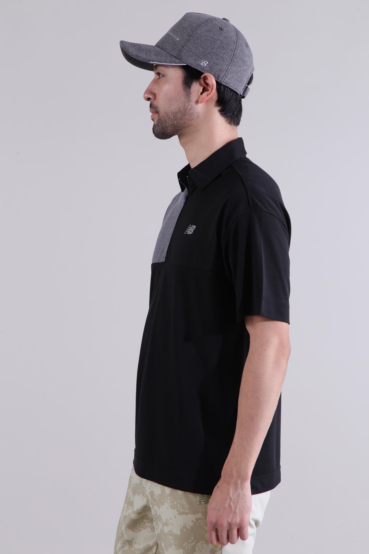 【直営店舗限定】ハーフジップ カラーシャツ (MENS)