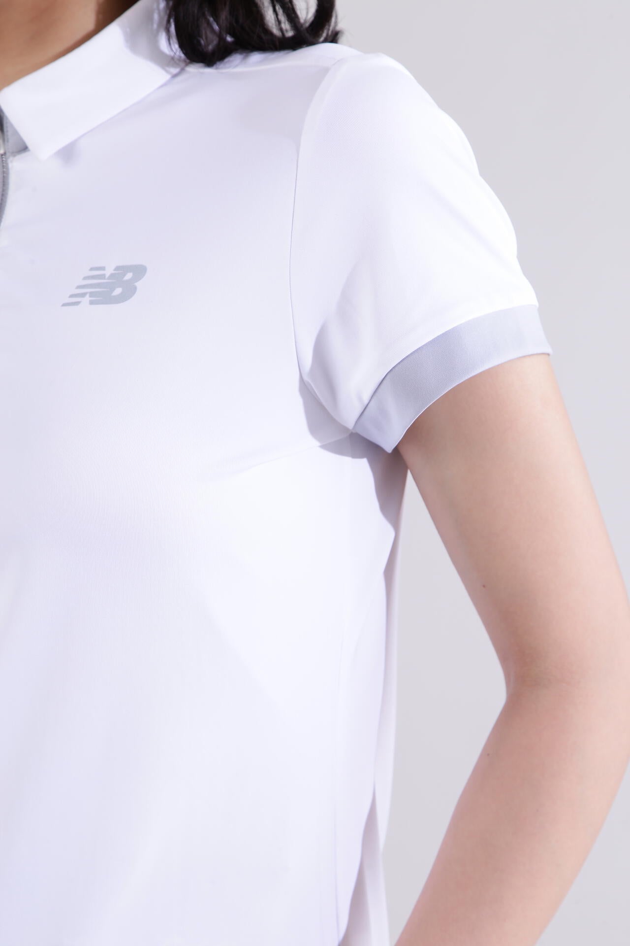 【直営店舗限定】ハーフジップ カラーシャツ (WOMENS)