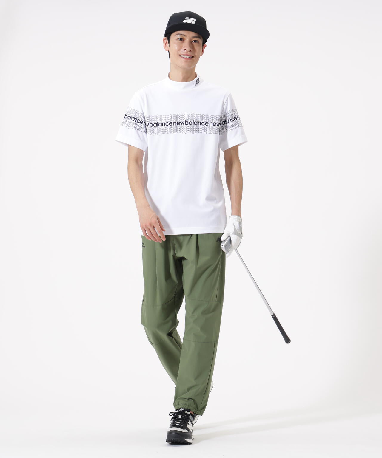 超速乾 半袖 モックネック プルオーバー (MENS)