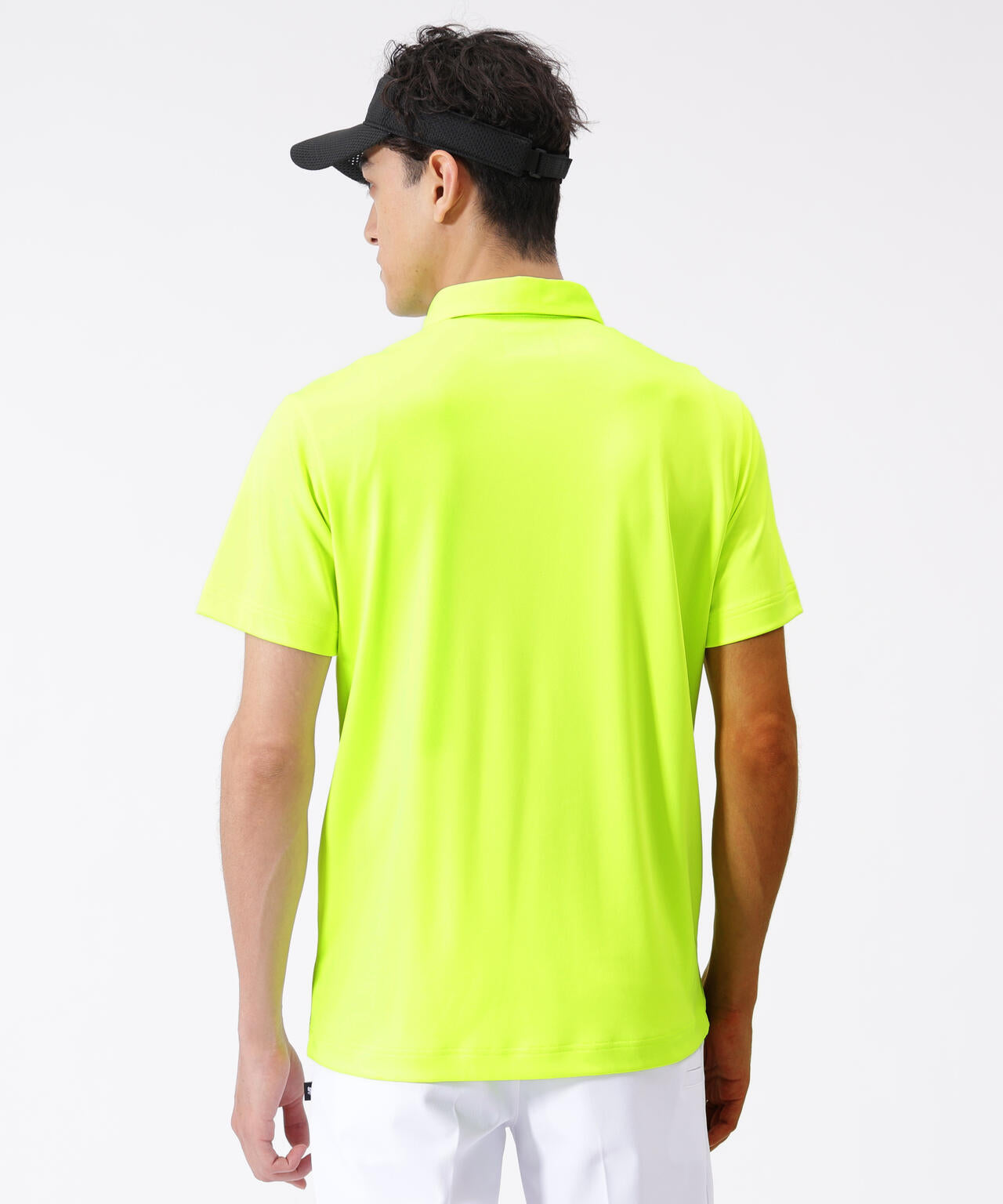 接触冷感 半袖カラーシャツ (MENS)