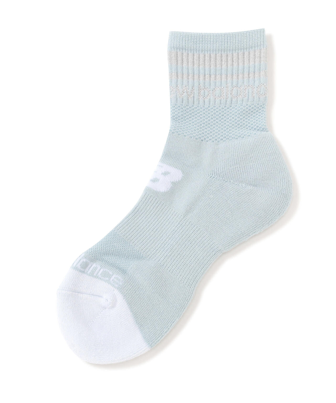 抗菌防臭 ラメライン ミディアムショートソックス (WOMENS)