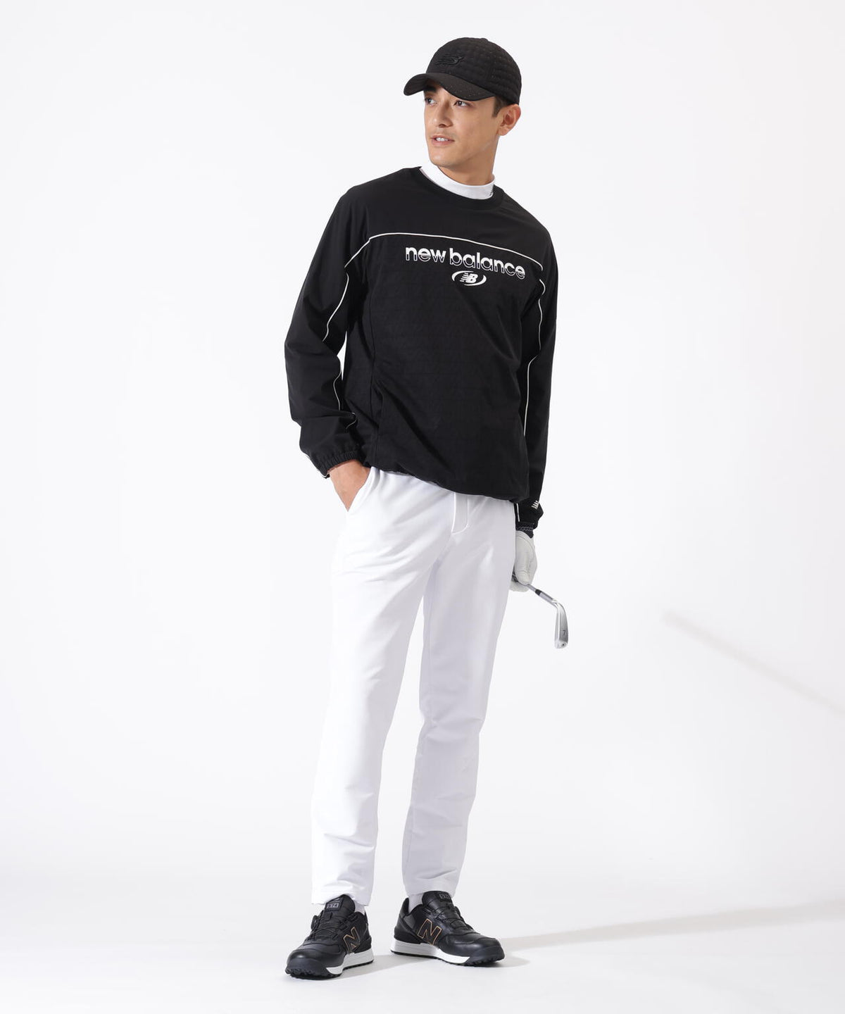起毛裏地 撥水 クルーネック スニードジャケット (MENS)