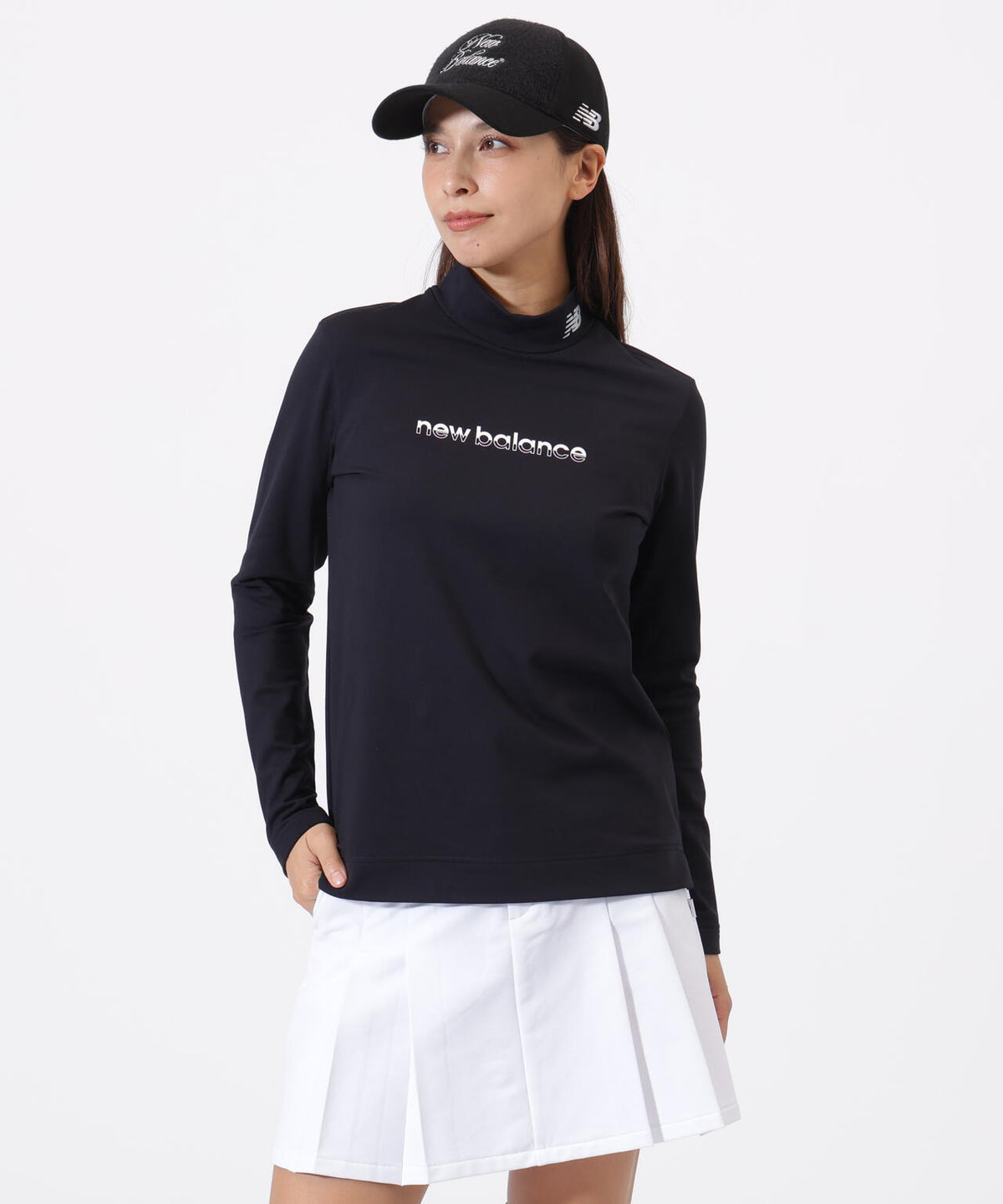 フリース 長袖 モックネック プルオーバー (WOMENS)