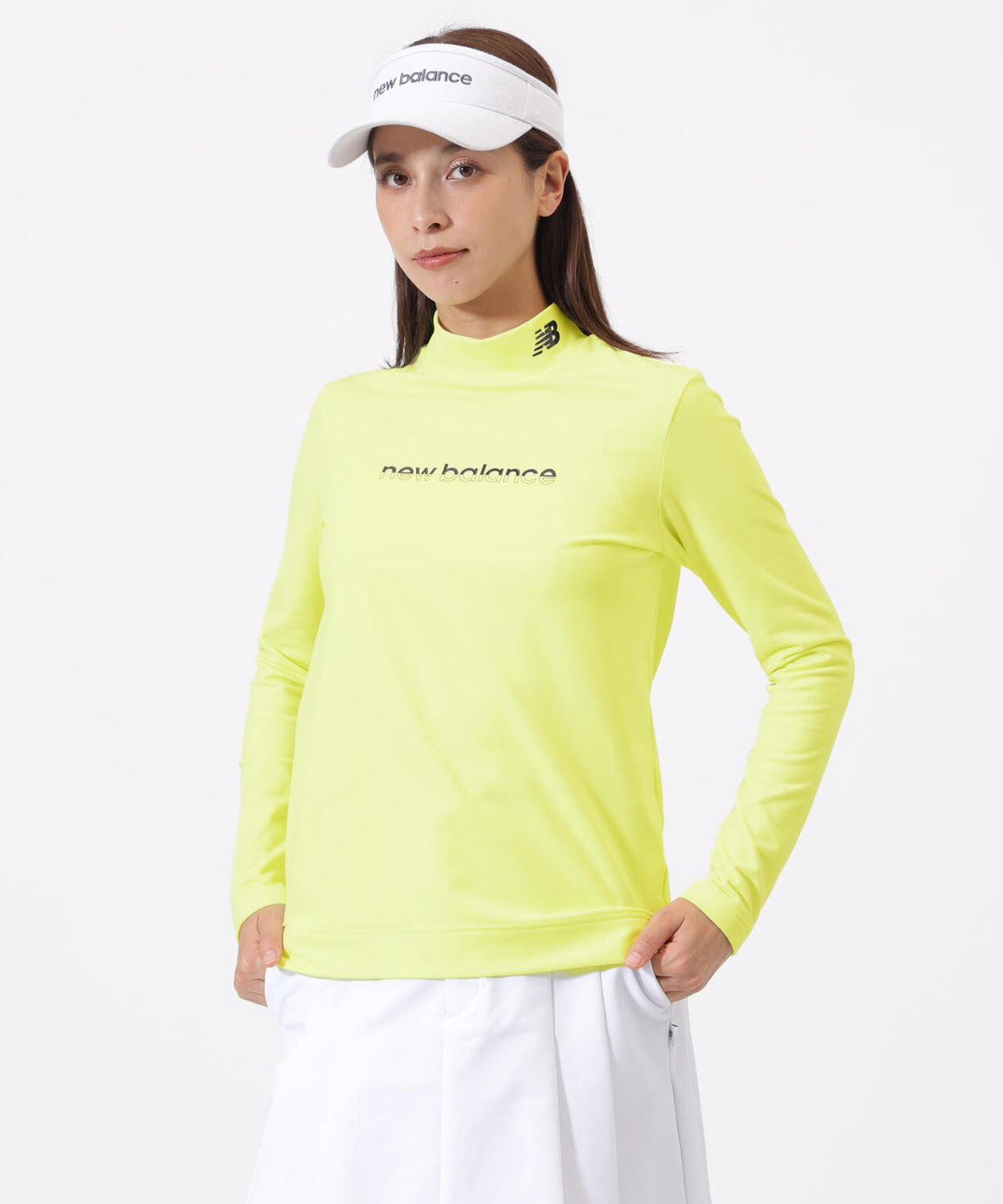 フリース 長袖 モックネック プルオーバー (WOMENS)