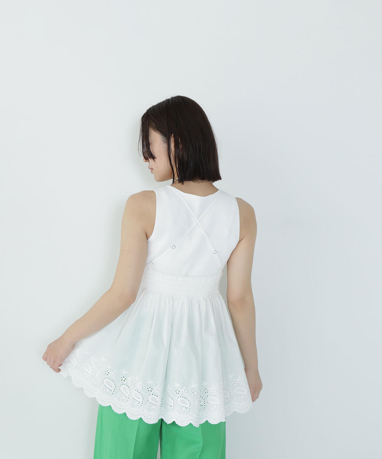 カットワークキャミチュニック*