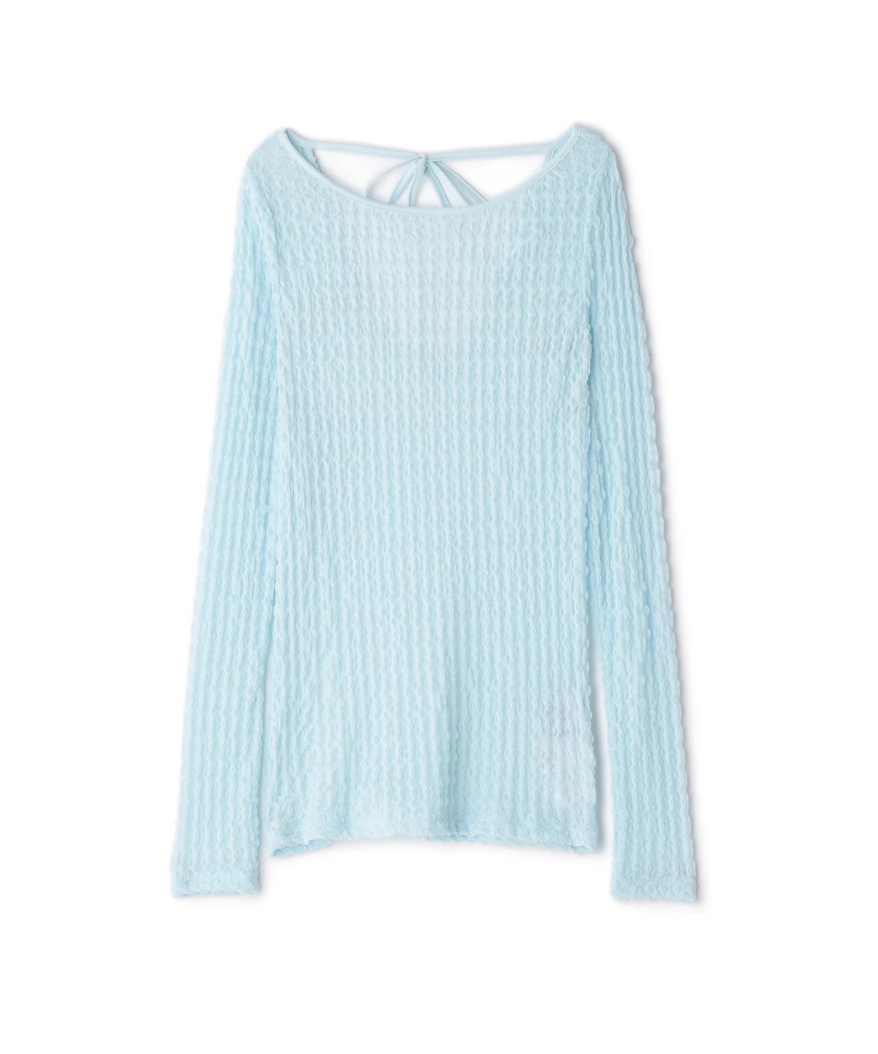 【THINK BEAUTY】バックシャンレースカットソー*
