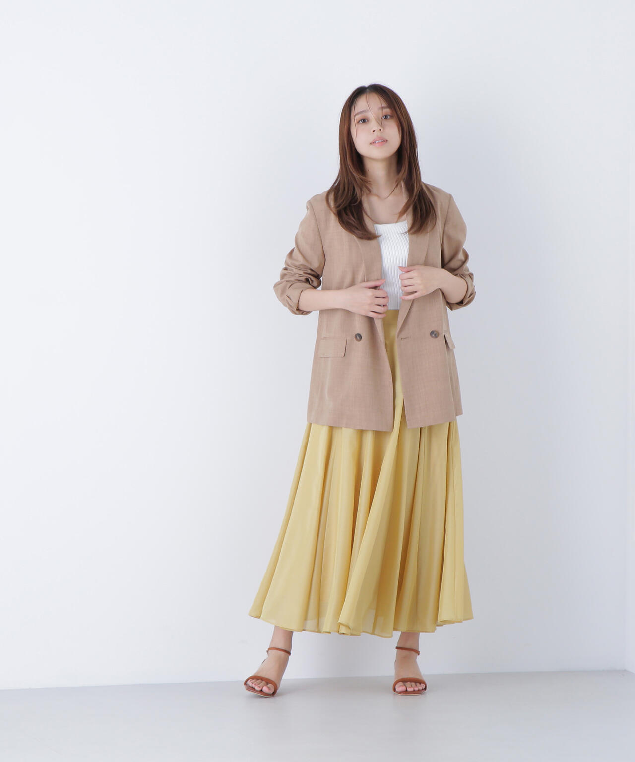 シャイニーシアーボイルスカート*