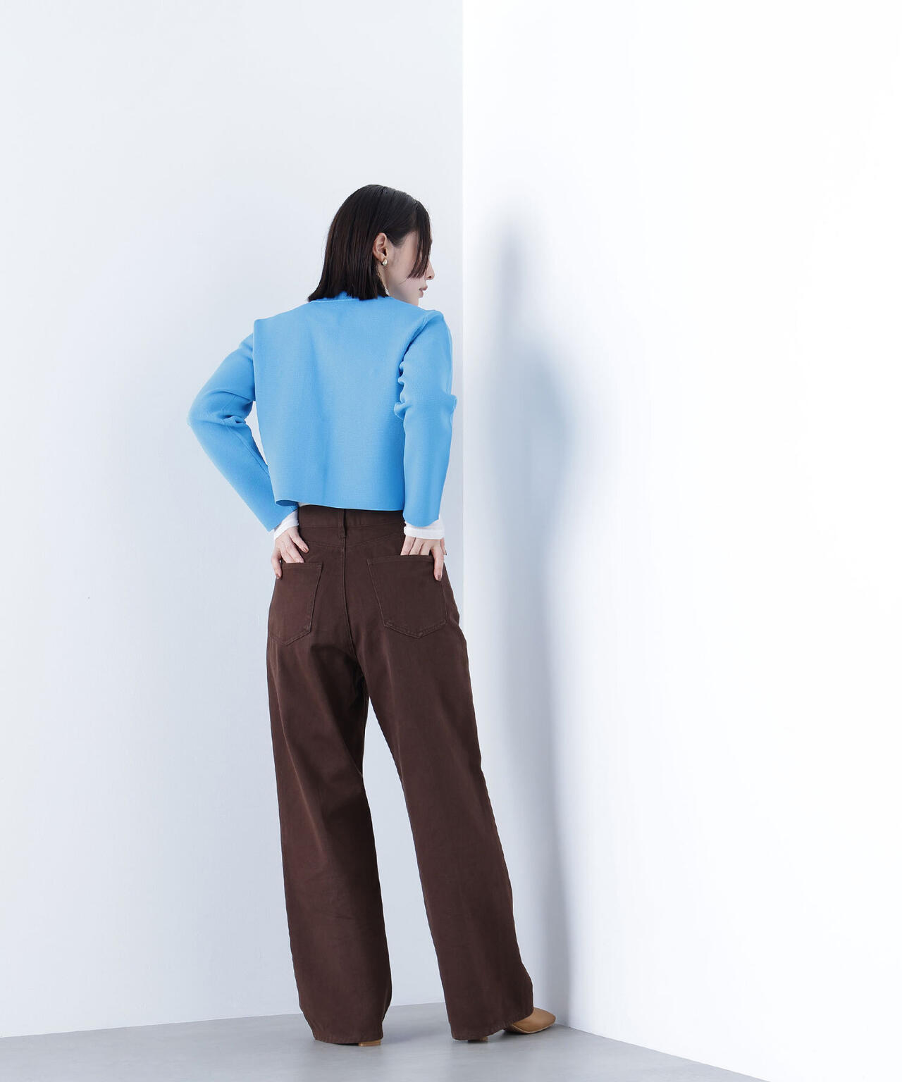 <ちょうど、いい服>私に“ちょうどいい”ワイドストレートパンツ*