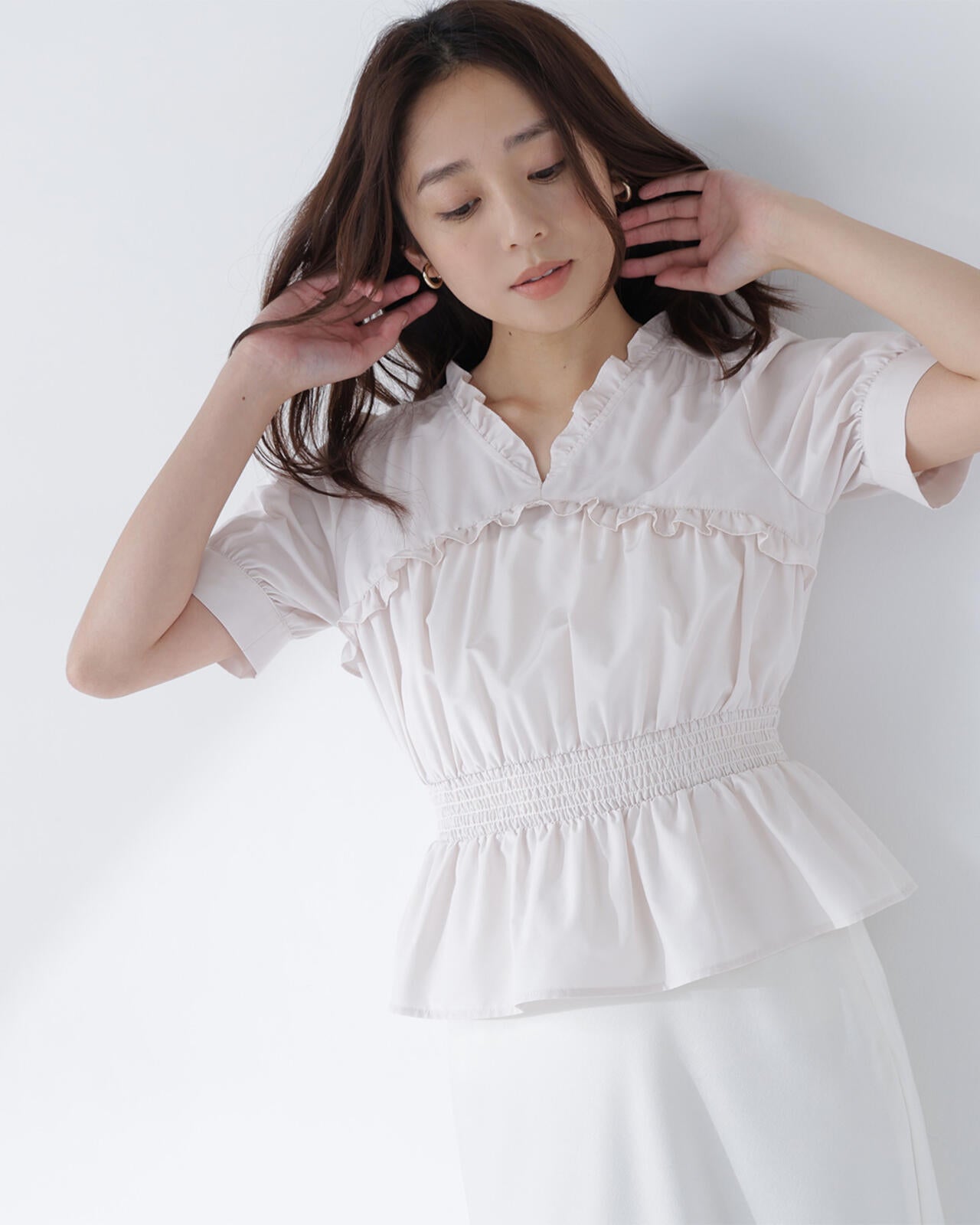 165.5cm 着用サイズ:FR