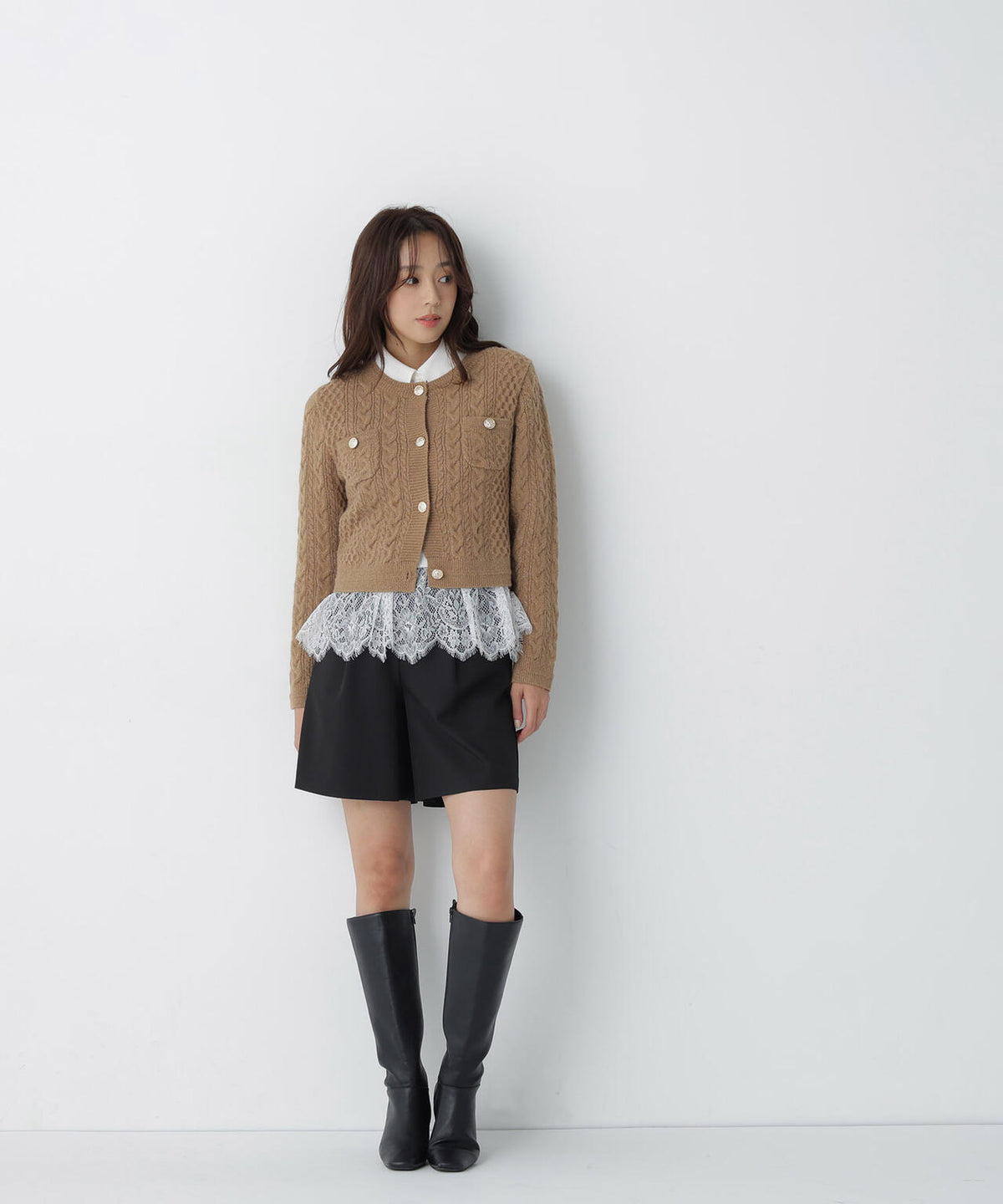 165.5cm 着用サイズ:FR