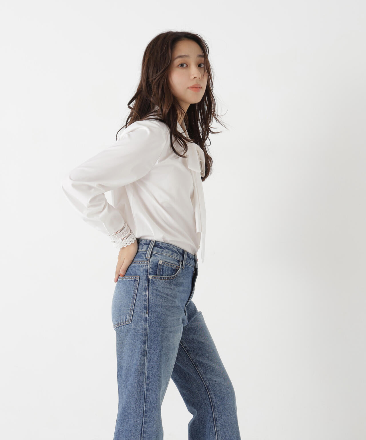 165.5cm 着用サイズ:FR