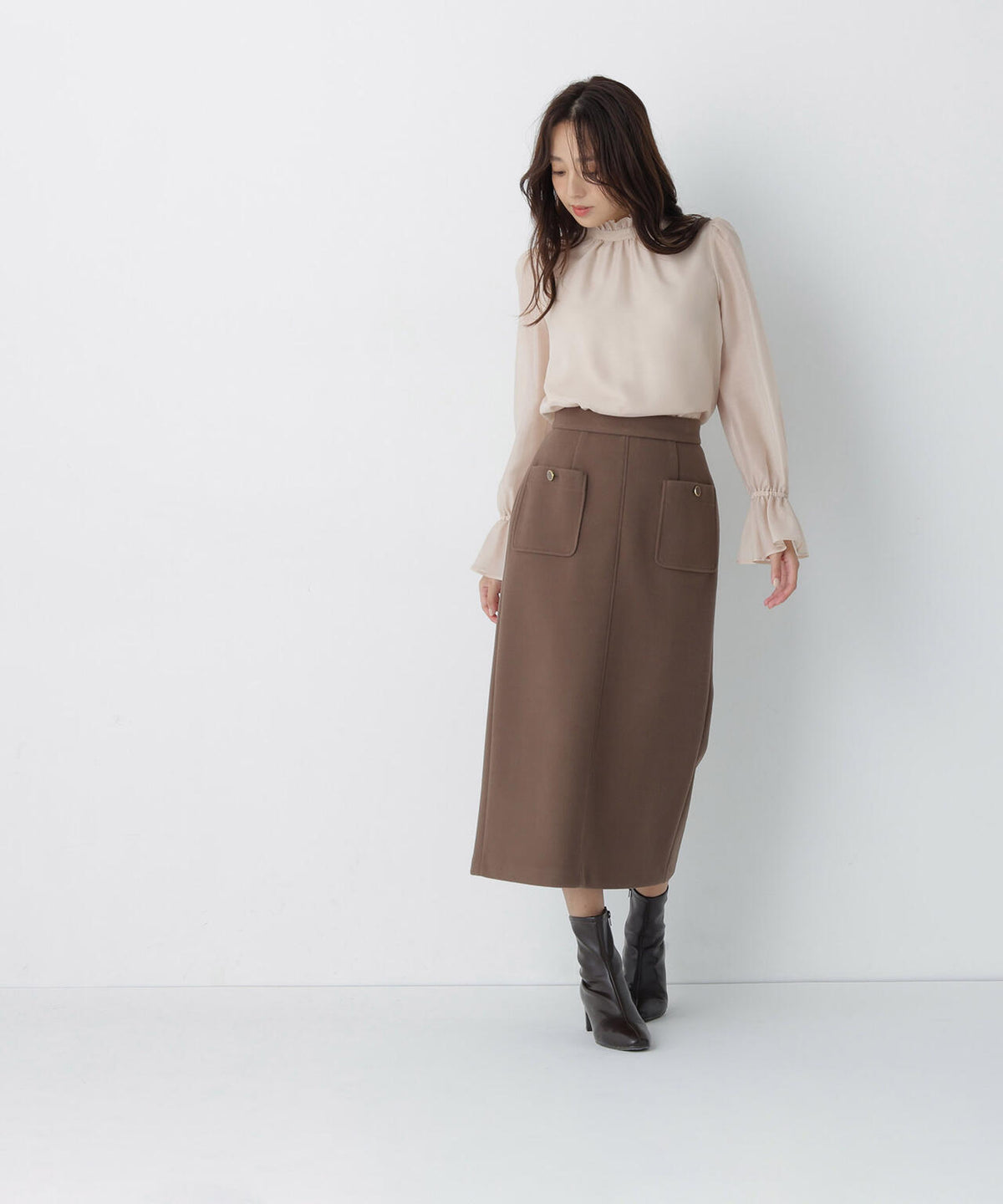 165.5cm 着用サイズ:FR