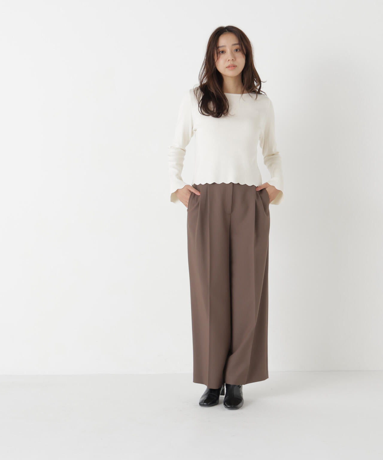 165.5cm 着用サイズ:M