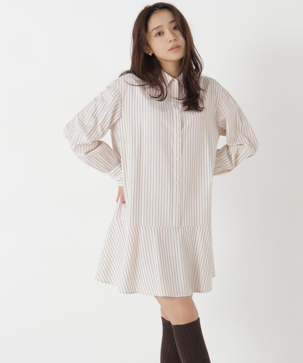 165.5cm 着用サイズ:FR