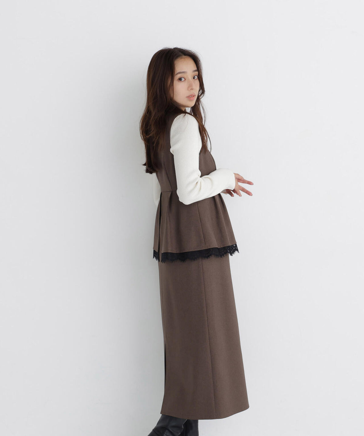 165.5cm 着用サイズ:M