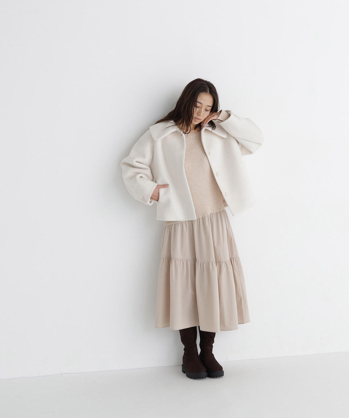 165.5cm 着用サイズ:M