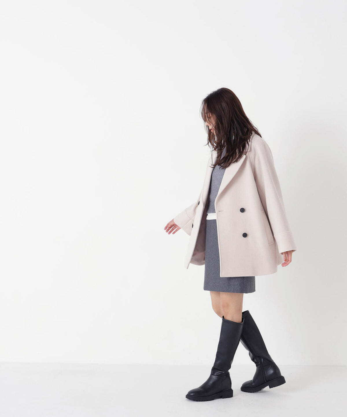 165.5cm 着用サイズ:M