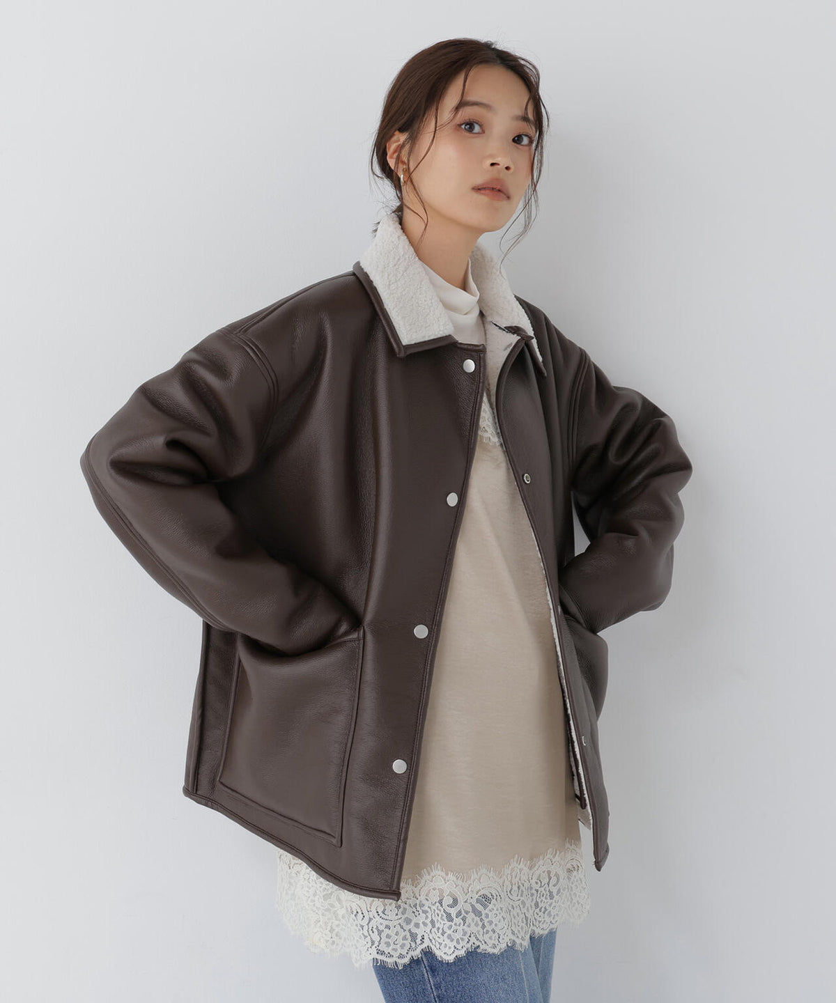 167cm 着用サイズ:FR