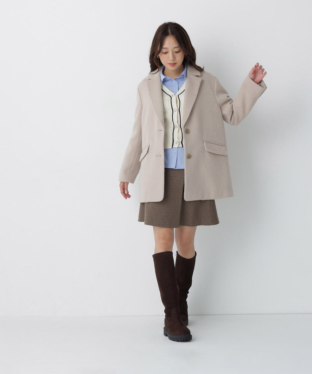 165.5cm 着用サイズ:M