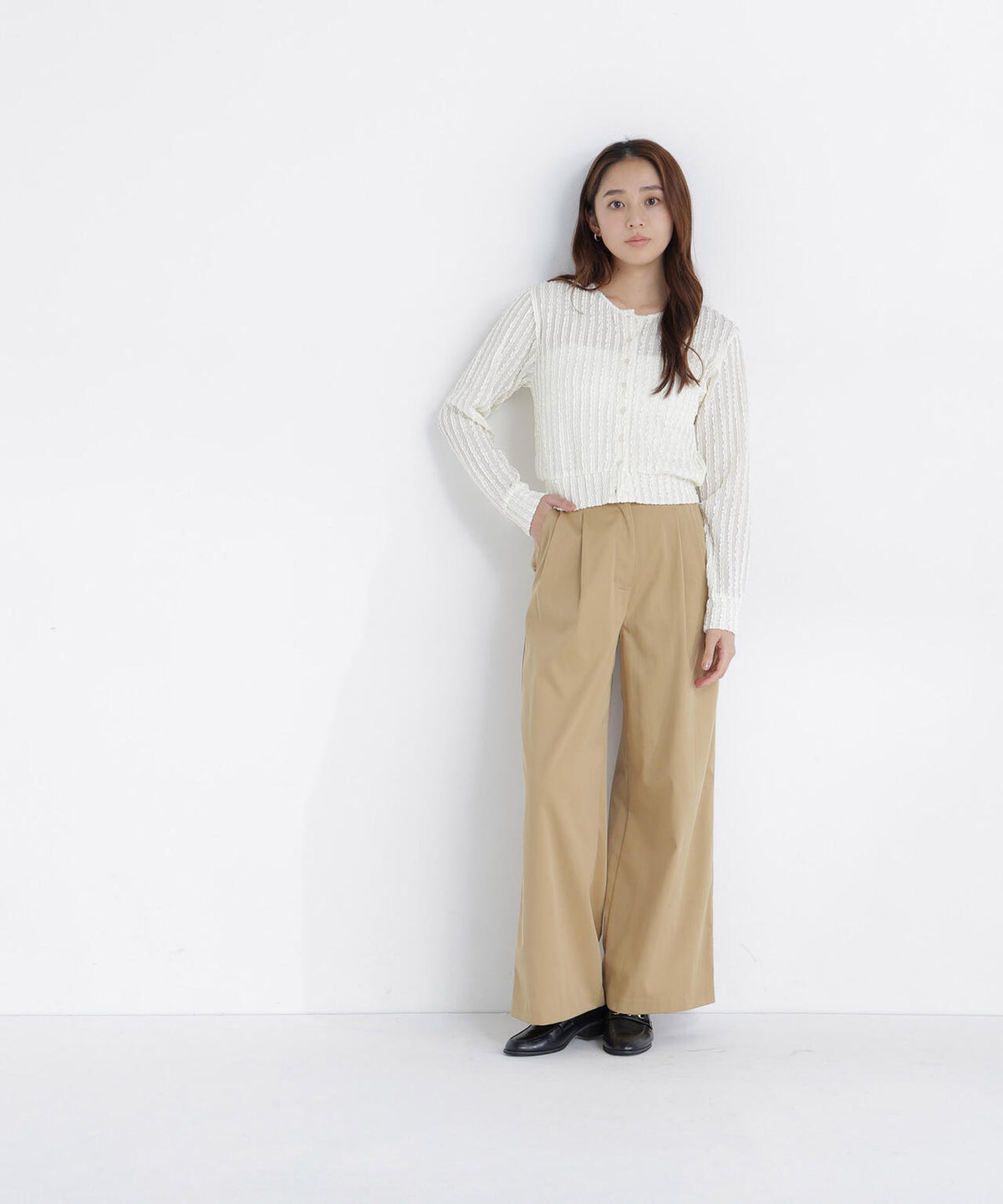 165.5cm 着用サイズ:FR