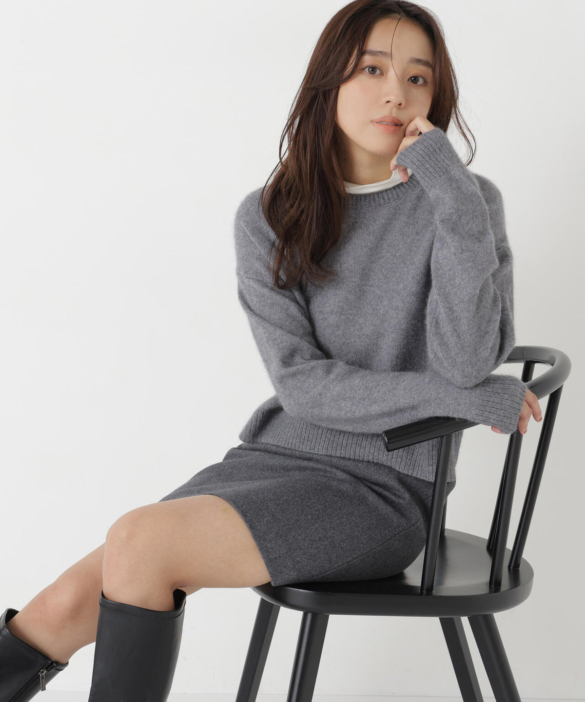 165.5cm 着用サイズ:FR