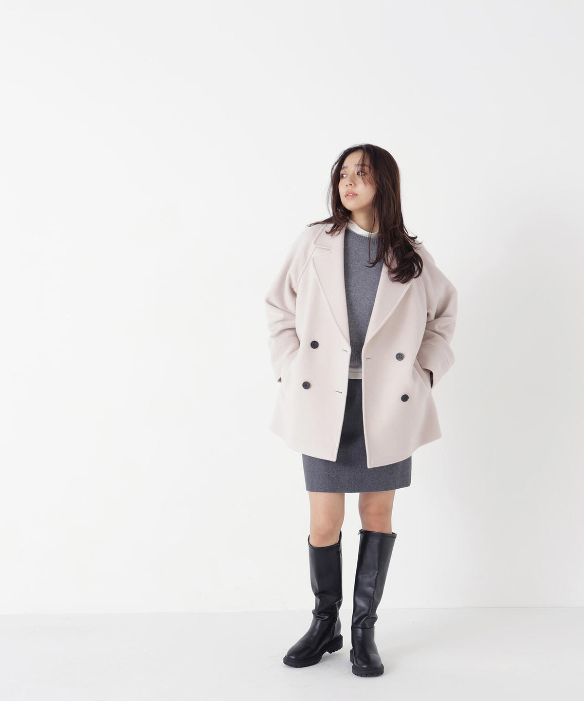 165.5cm 着用サイズ:FR