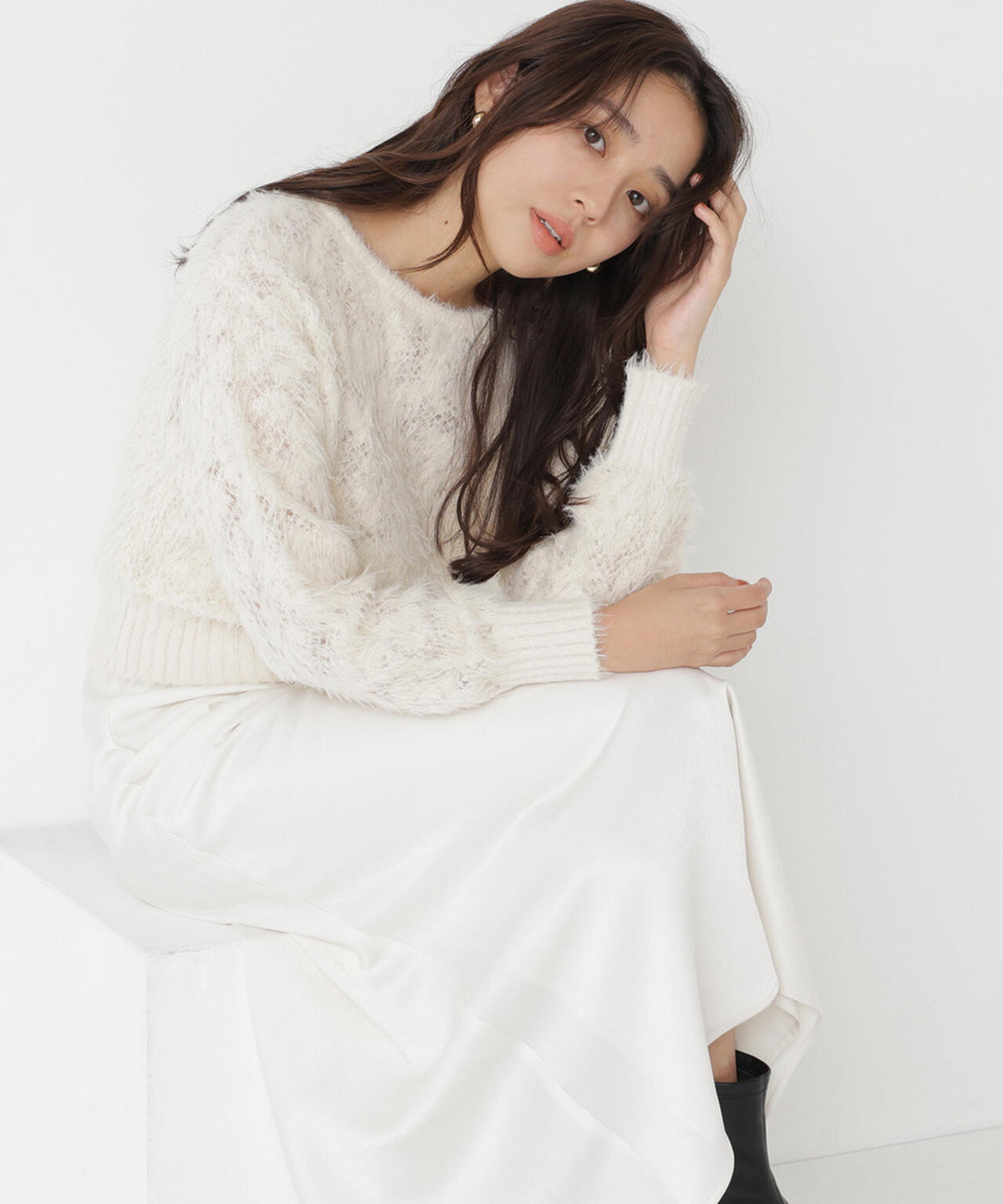 165.5cm 着用サイズ:FR