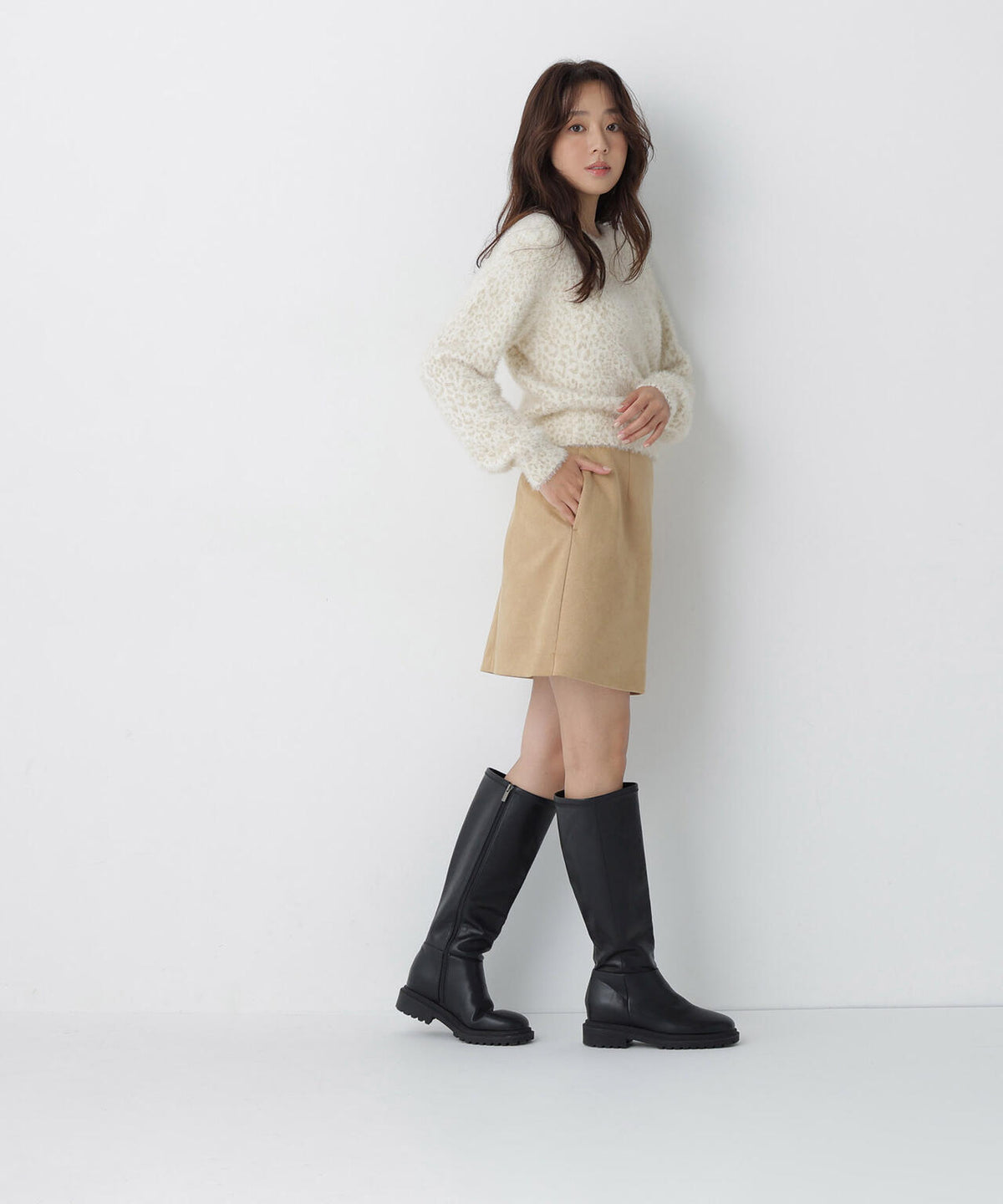 165.5cm 着用サイズ:FR