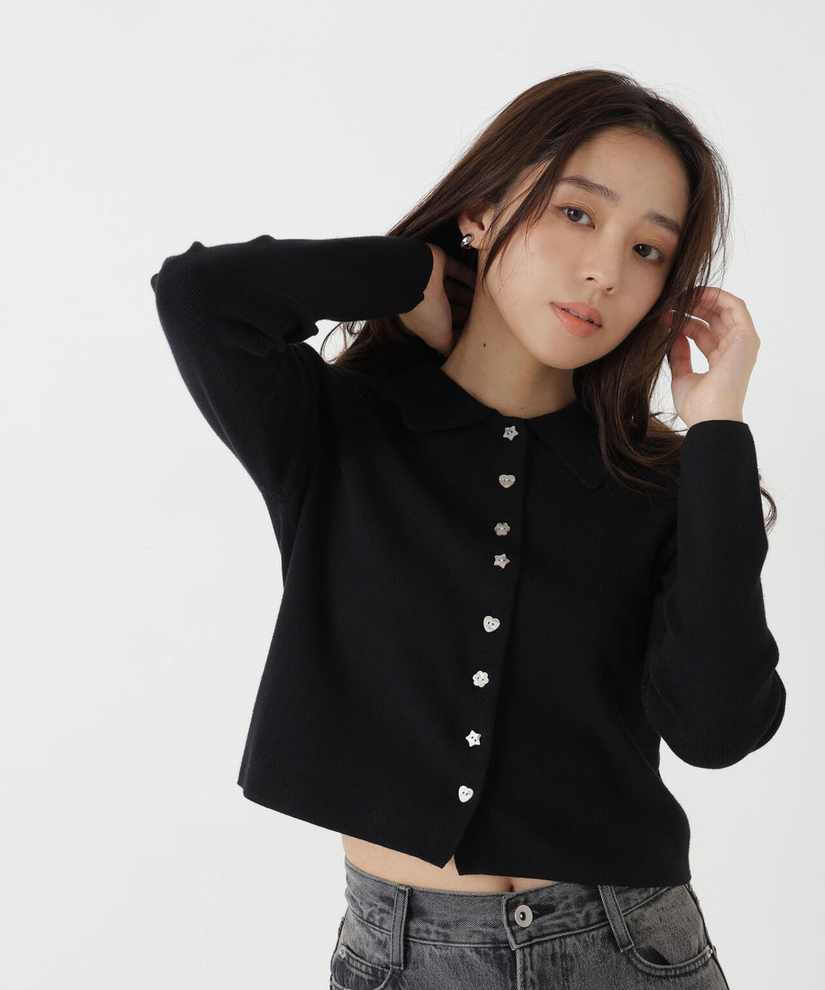 165.5cm 着用サイズ:FR
