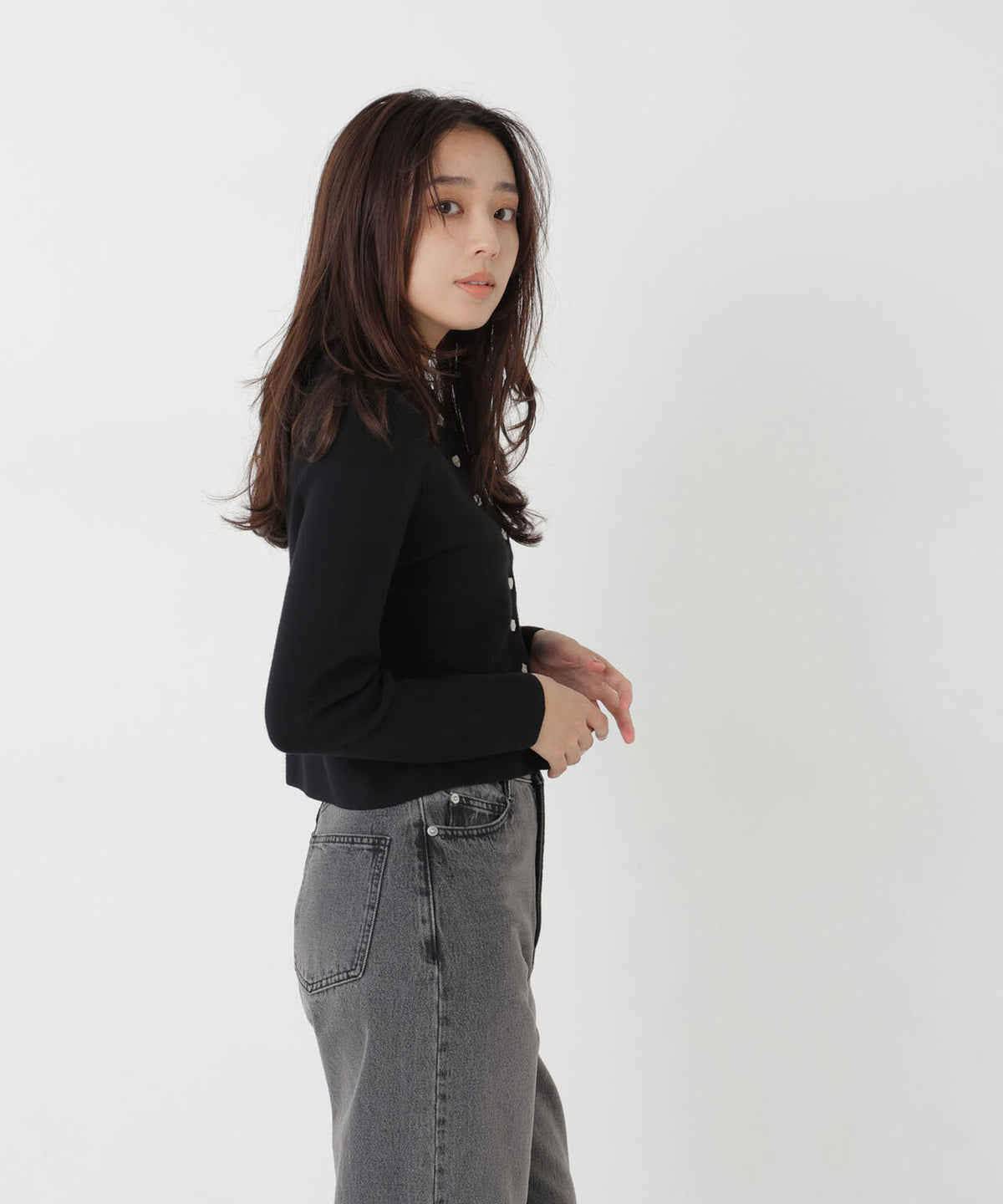 165.5cm 着用サイズ:FR