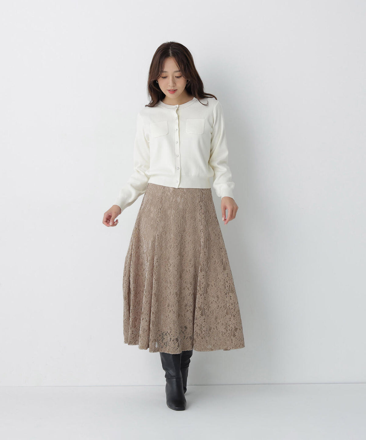 165.5cm 着用サイズ:FR