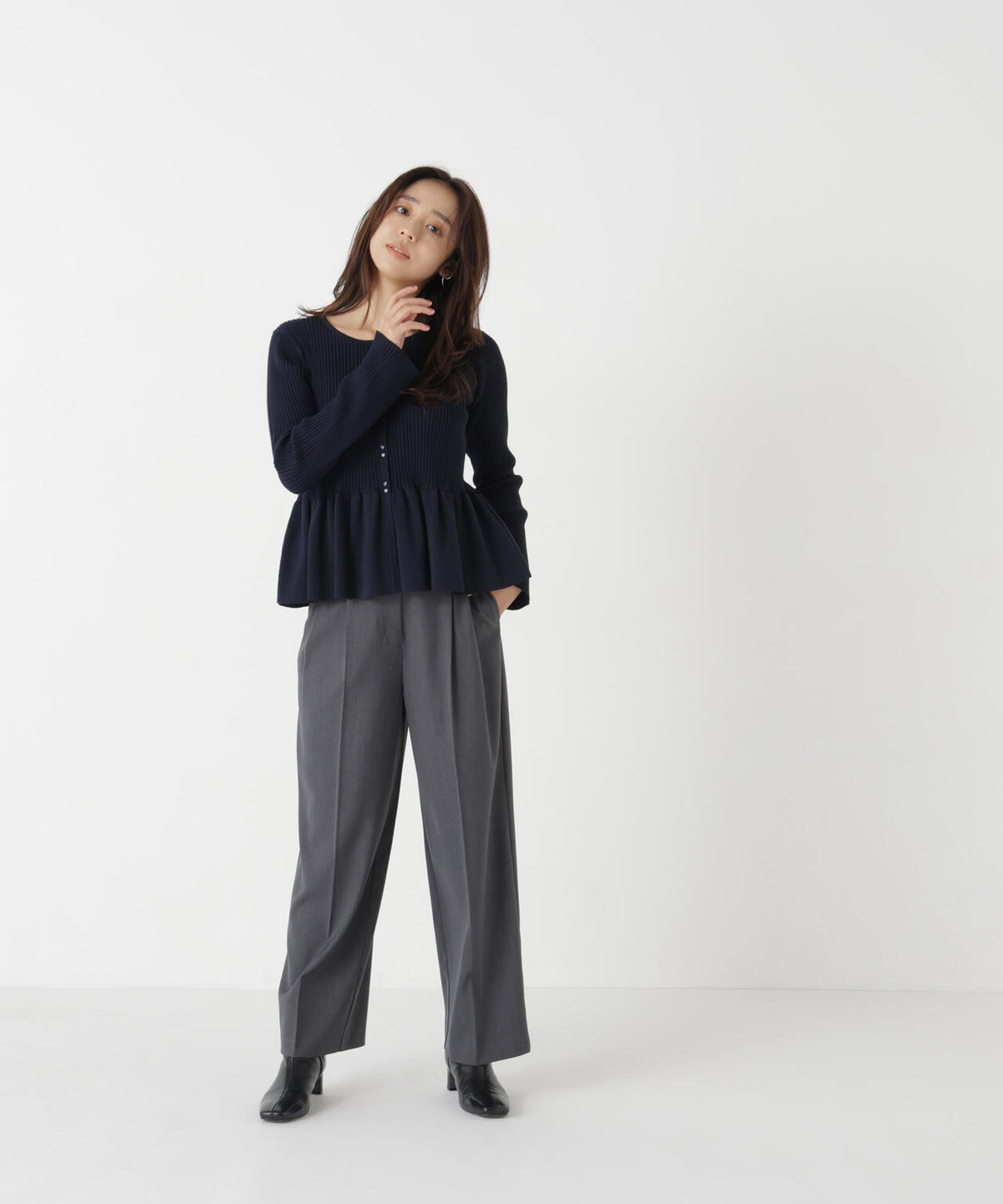 165.5cm 着用サイズ:FR