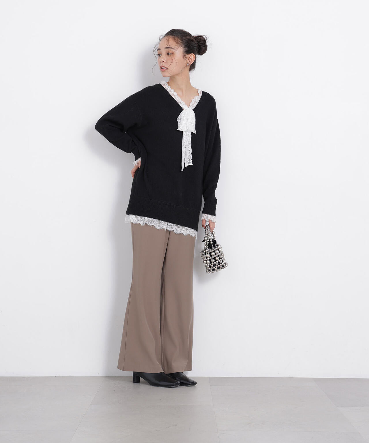 162cm 着用サイズ:FR