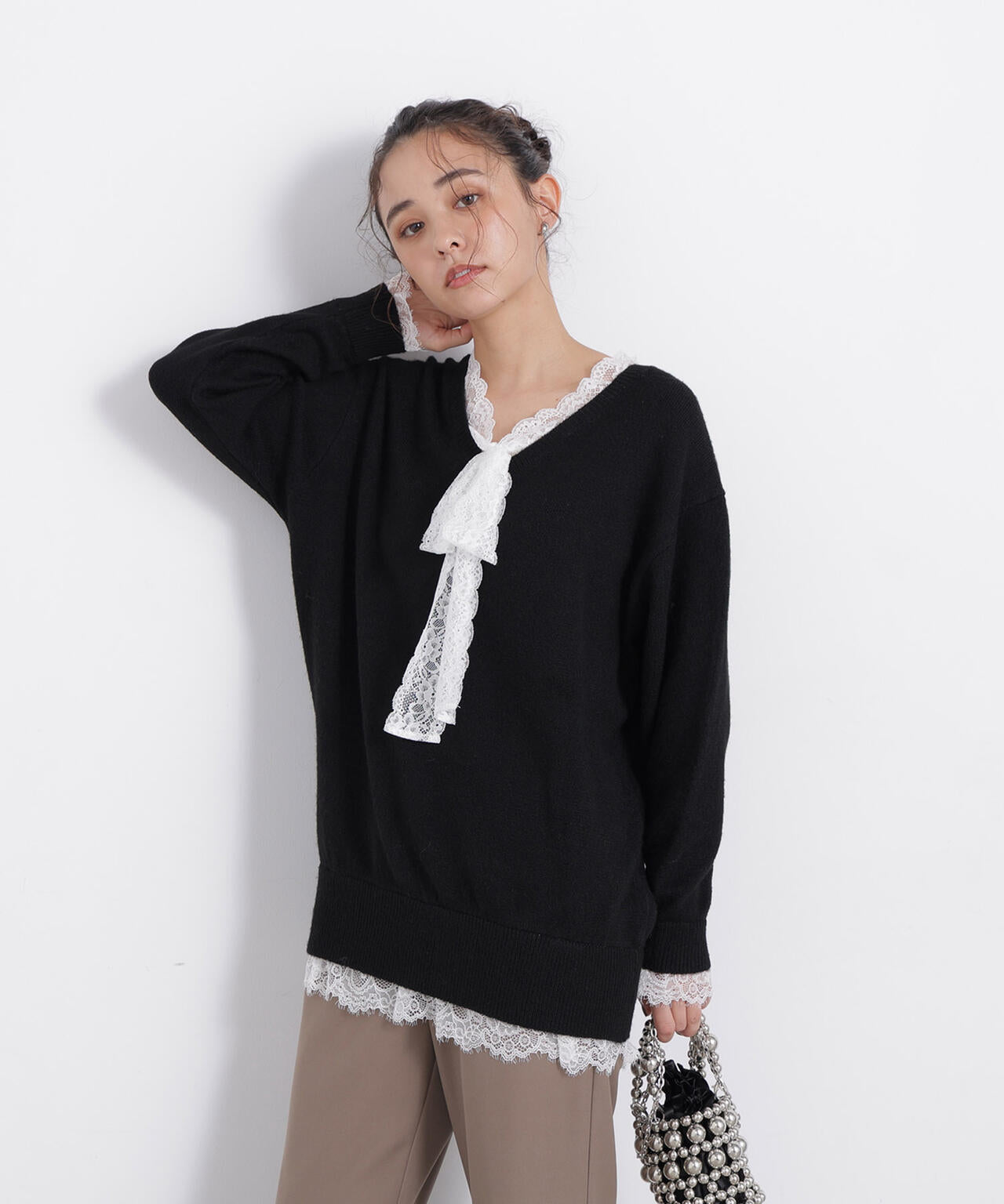 162cm 着用サイズ:FR
