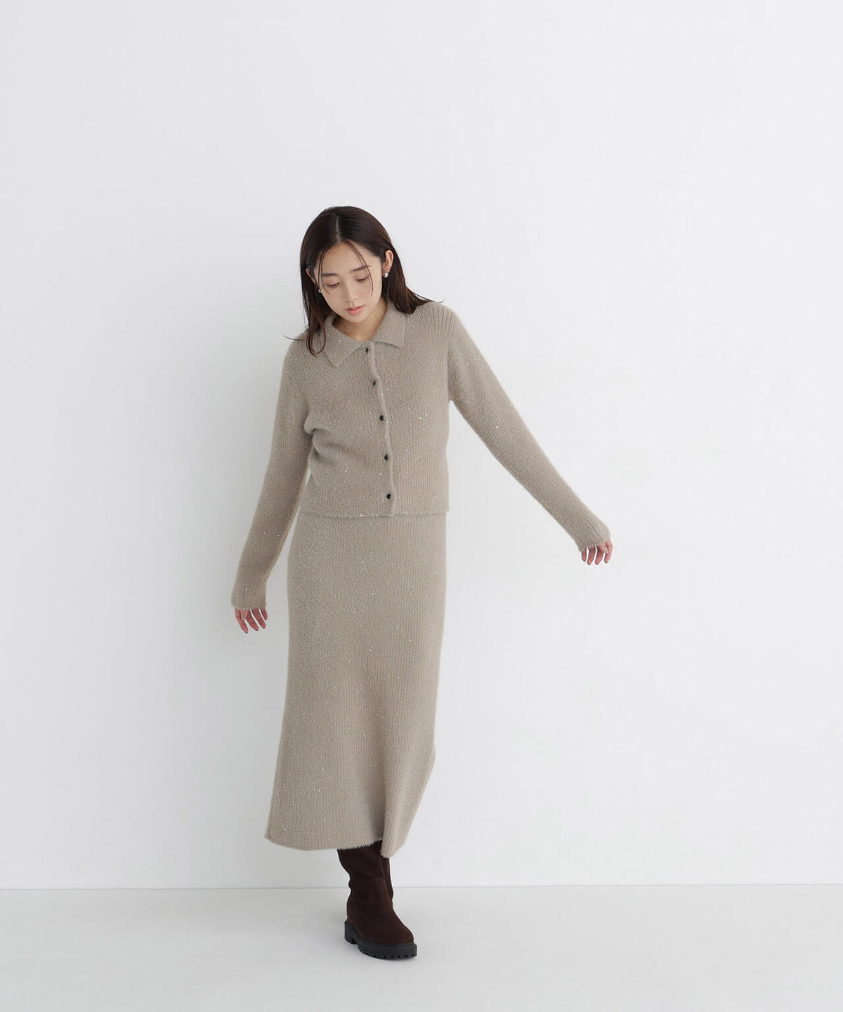 165.5cm 着用サイズ:FR
