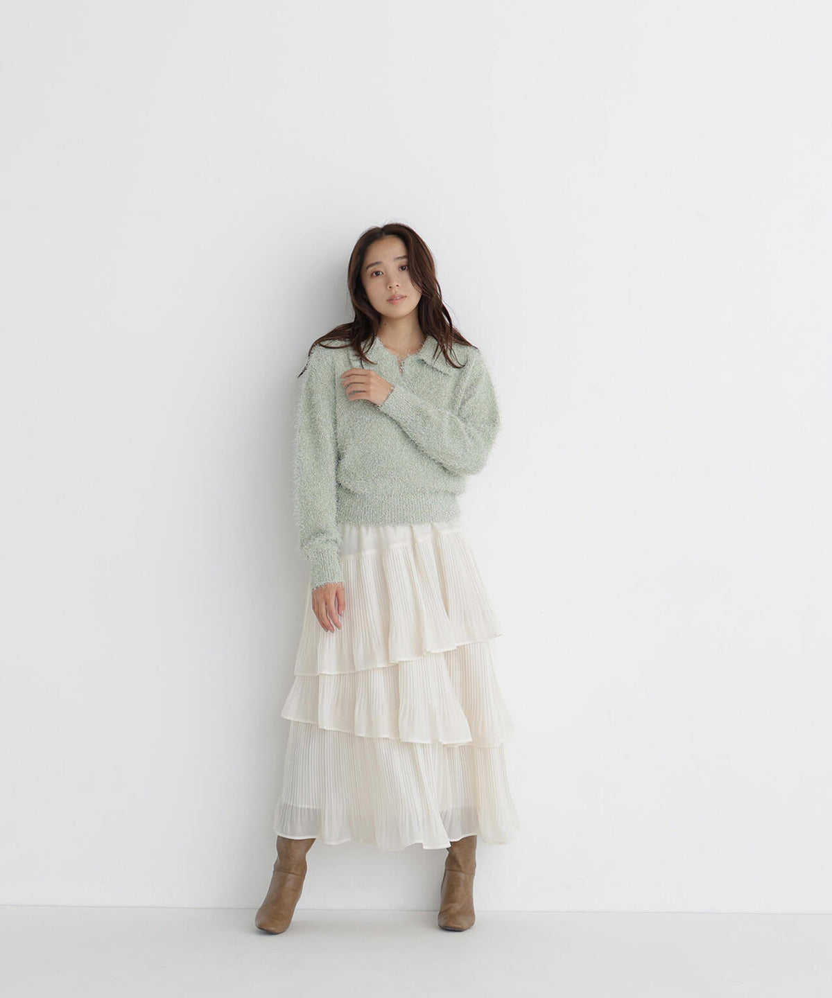 165.5cm 着用サイズ:FR