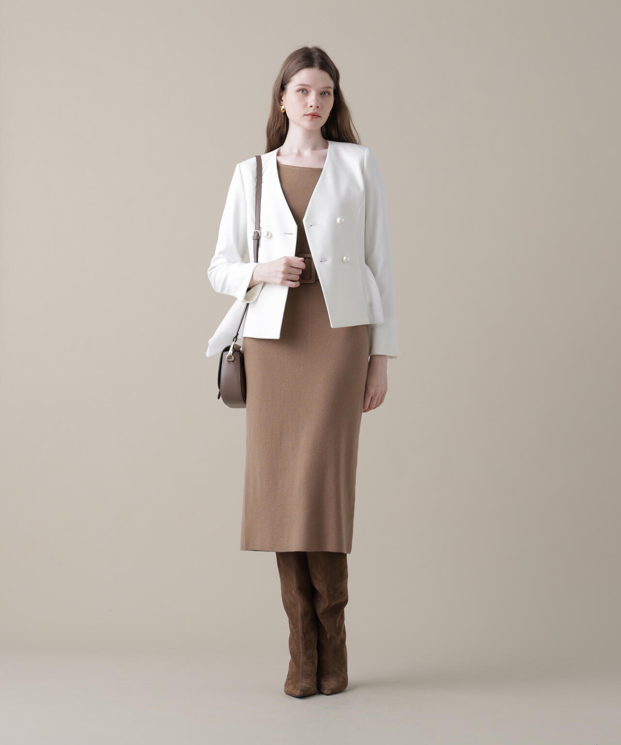 177cm B:81 W:58 H:89 着用サイズ:38