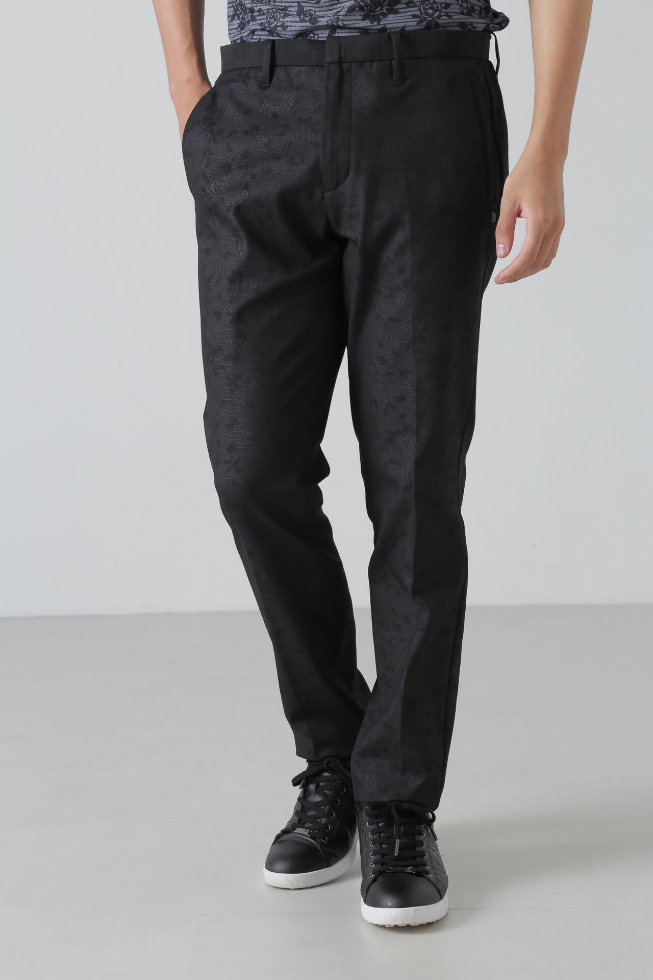 ボニースコットランドエンボス トラウザーパンツ (MENS)