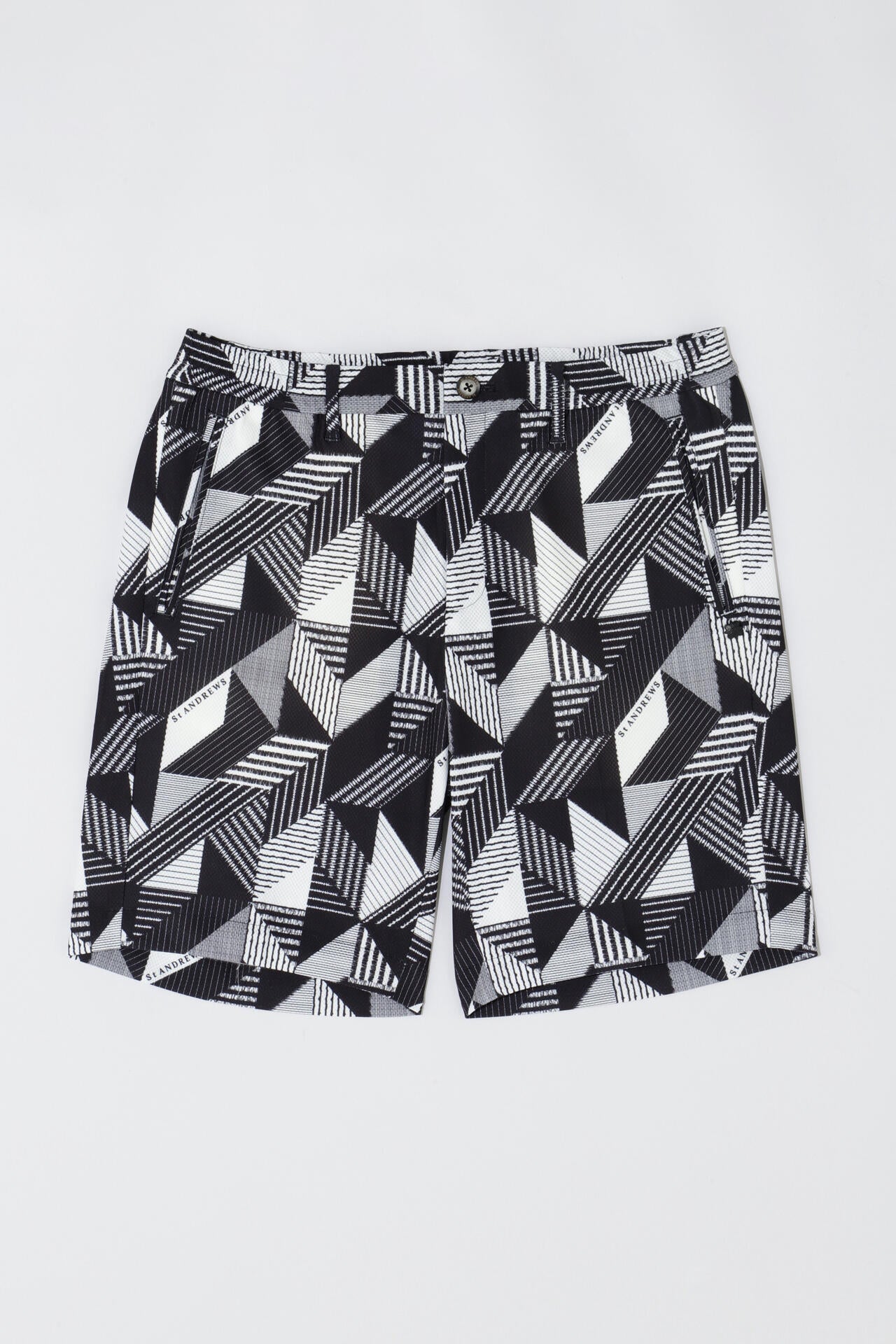 幾何学柄プリントショートパンツ (MENS)