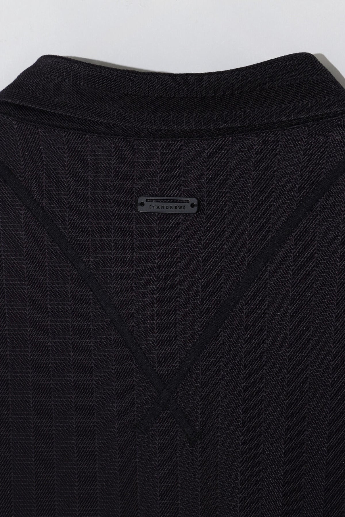 ストライプヘリンボン長袖シャツ (MENS)