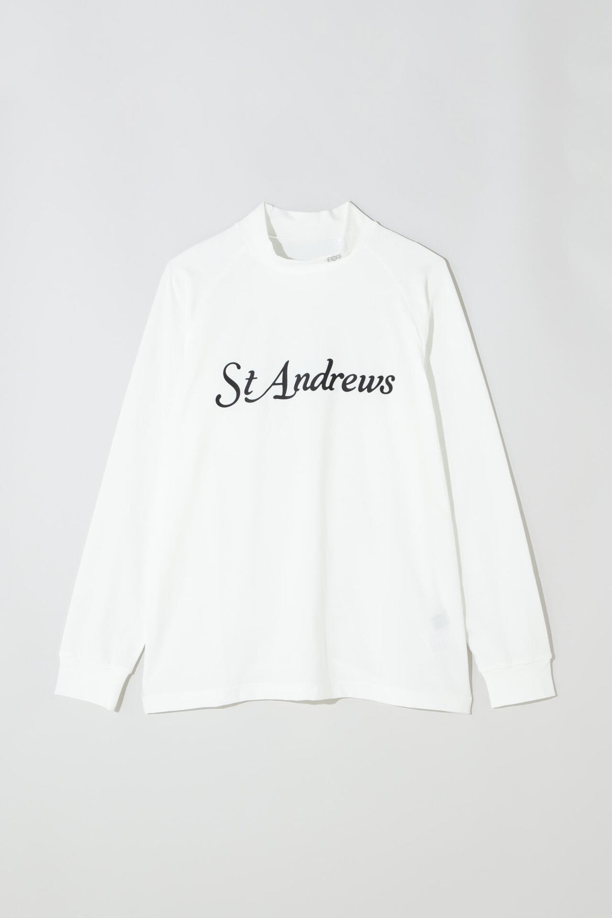 ベア天竺長袖ハイネックカットソー (MENS)